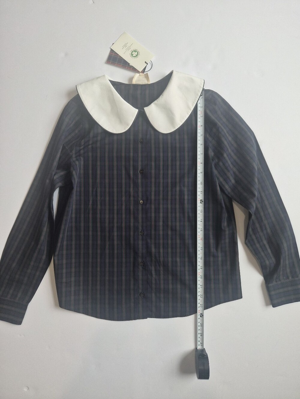 *NWT* [Sezane X MDLO] Gema Shirt in Morley Checks, Size 38/6, Maria De La Orden - Picture 2 of 16